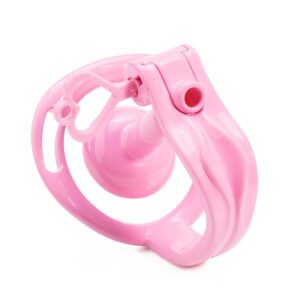 Inverted Chastity Cage Wavy Top Shield Sissy Keyholder Game