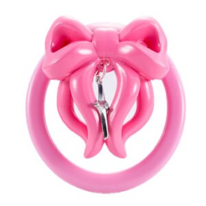 Male Chastity Cage Bowknot Design BDSM Bondage