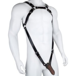Metal Chastity Cage Chain Full Body Belt Style