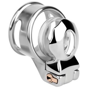 Metal Chastity Cage with No O-Ring, Glans Style Design