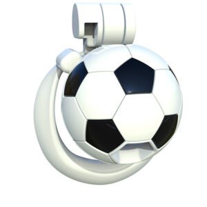 Resin Chastity Cage Soccer Ball Design BDSM