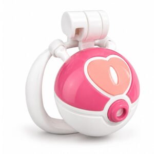 Resin Chastity Cage Pokémon Love Ball Style