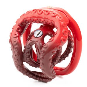 Resin Chastity Cage Evil Octopus Style BDSM 3.0