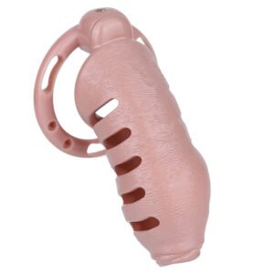 Resin Chastity Cage With Realistic Texture Large