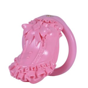 Sissy Chastity Cage Lolita Style Resin Pink