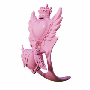 Sissy Chastity Cage Winged Heart Resin Chastity Shield Design