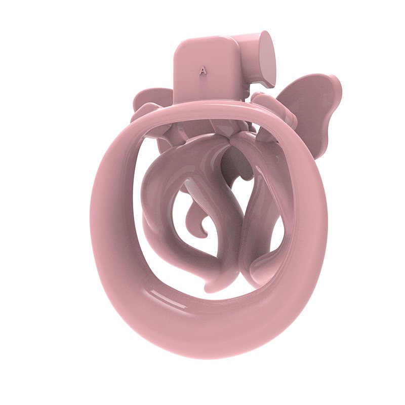 Sissy Chastity Cage Butterfly Wings Device Resin