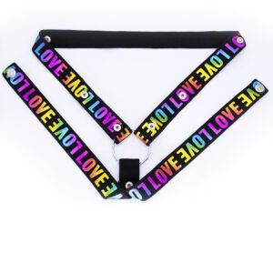 Chastity Accessory Three-Way Letter Waist Strap