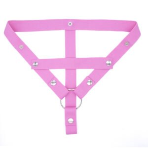 Chastity Accessory Three-Way Waist Strap with Crossbar