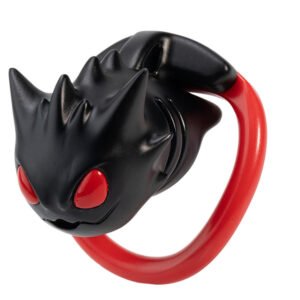Resin Chastity Cage Black Little Devil Design