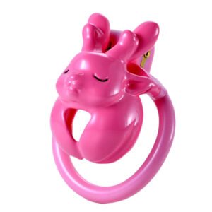 Resin Chastity Cage Deer Style Waist Strap