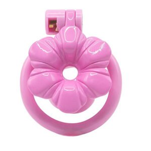 Inverted Chastity Cage Petal Design Resin Sissy