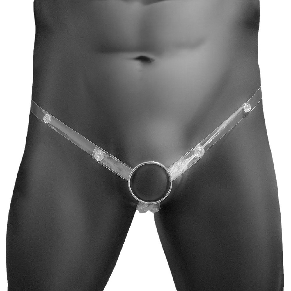 Chastity Cage Accessories Transparent Elastic Waist Belt