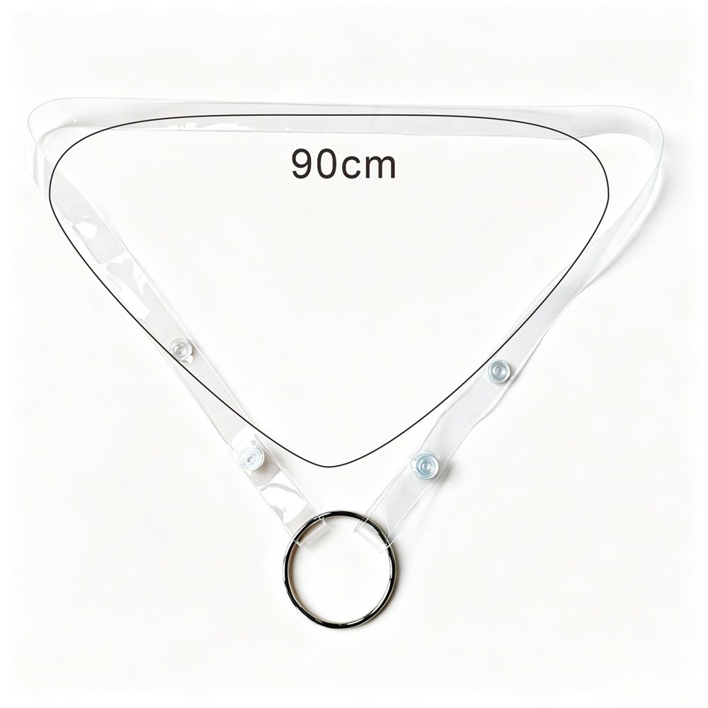 Chastity Cage Accessories Transparent Elastic Waist Belt