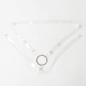 Chastity Cage Accessories Transparent Elastic Waist Belt