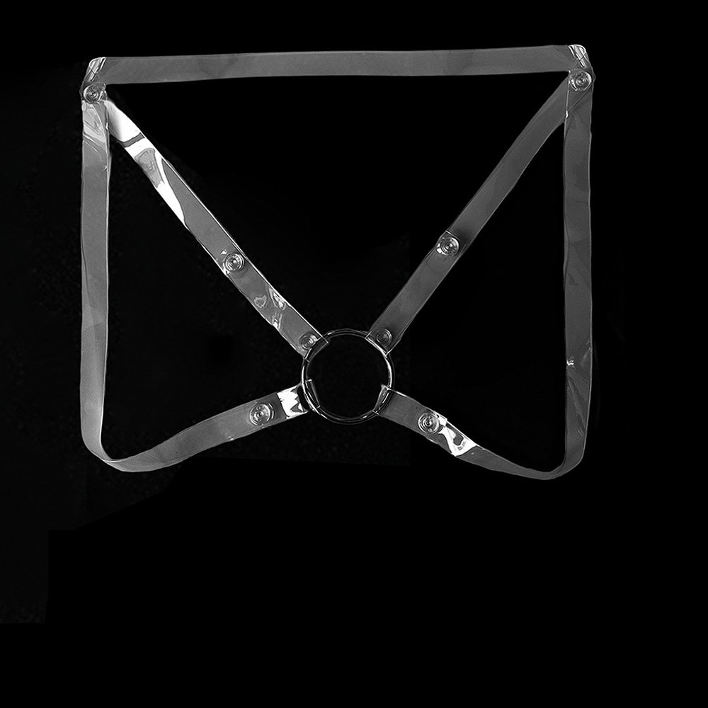 Chastity Cage Accessories Transparent Elastic Waist Belt