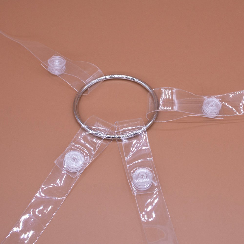 Chastity Cage Accessories Transparent Elastic Waist Belt
