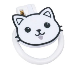 Flat Chastity Cage Cat Head-Style Resin Sissy