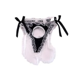 Male Lace Red Lingerie Panties Openwork