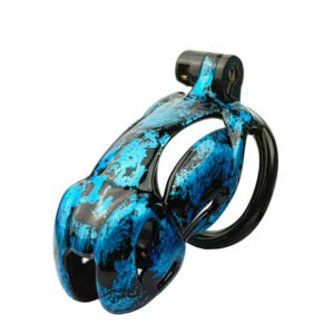 Resin Chastity Cage with Iridescent Gloss Finish