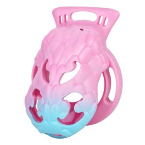 Resin Chastity Cage Dragon Scale Pattern Waist Strap