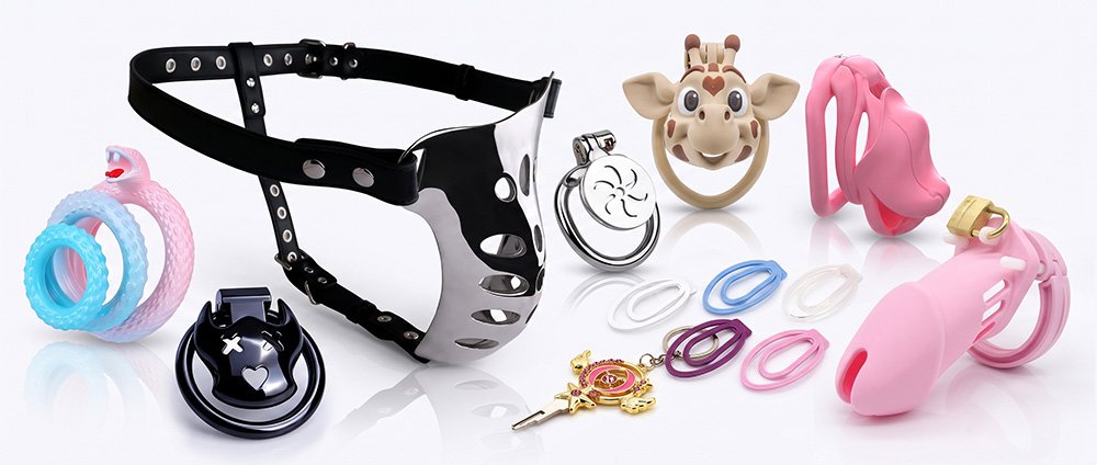 Metal Chastity Cage BDSM Funnel Training Device