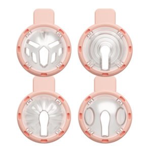 Chastity Cage Pink Modular Clear Resin Lock