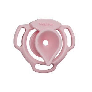 Chastity Cage Pink Resin Teardrop Male Device