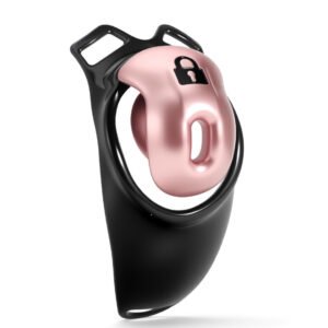 Chastity Cage Rose Gold Modular Resin BDSM