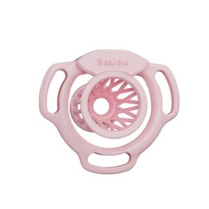 Inverted Chastity Cage Pink Hollow Resin Device