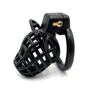 Male Chastity Cage Breathable BDSM Dog Muzzle