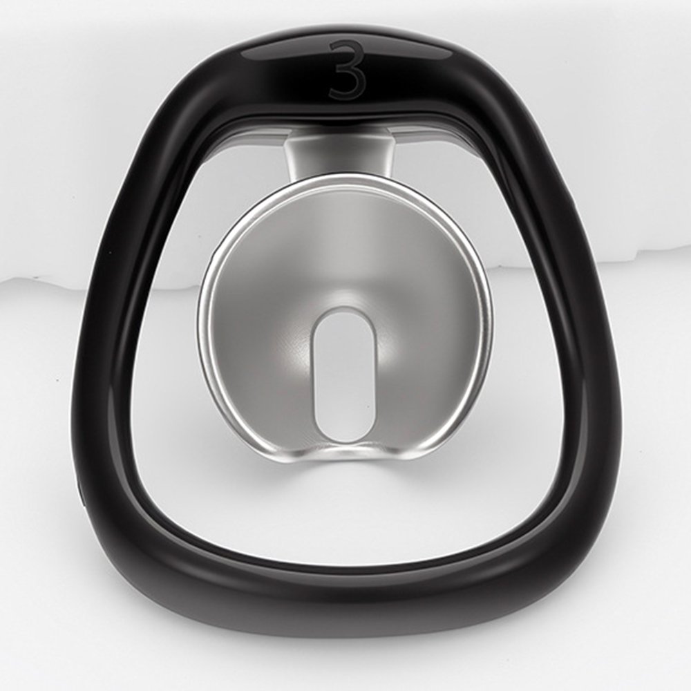 Male Chastity Cage Glossy Plastic BDSM Lock