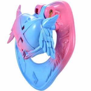 Male Chastity Cage Gradient Angel Heart BDSM Sissy
