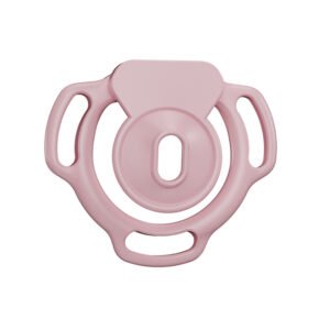 Male Chastity Cage Sissy Pink Shield Resin Lock
