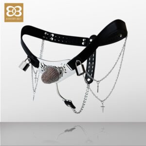 Male Chastity Belt Lockable BDSM Harness