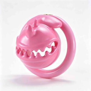 Pink Chastity Cage BDSM Piranha Plant Lock