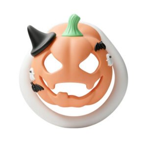 Plastic Chastity Cage Halloween Pumpkin Ring