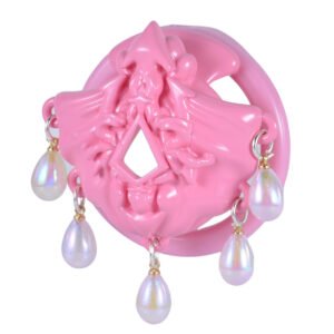 Sissy Chastity Cage Lockable Pearl Resin