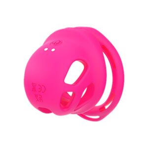 Sissy Chastity Cage Pink Electric Remote Catheter