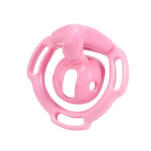 Sissy Chastity Cage Pink Mini BDSM Resin Device